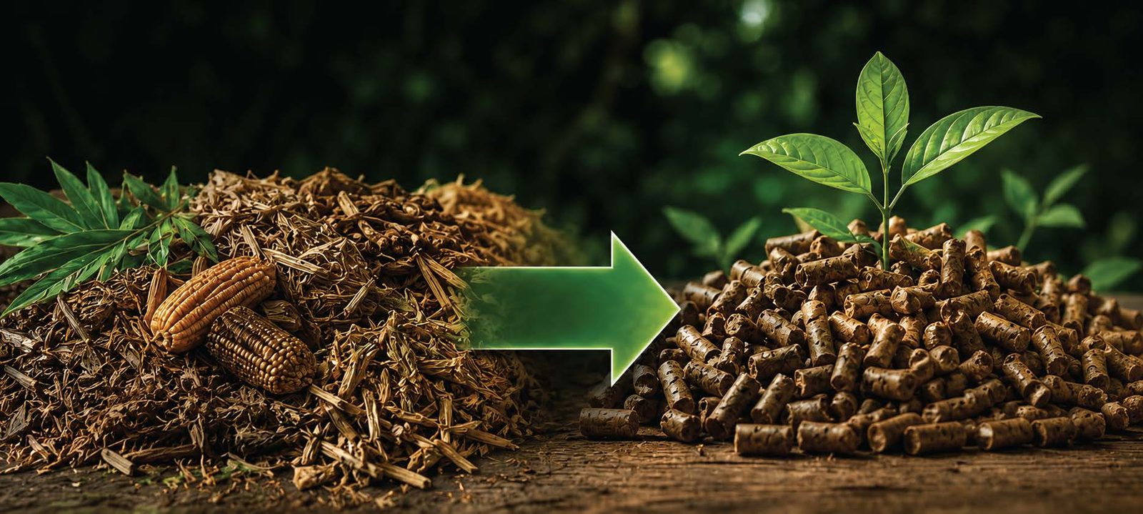 Biomass and sustainability extrusion
