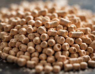 Processed pellets