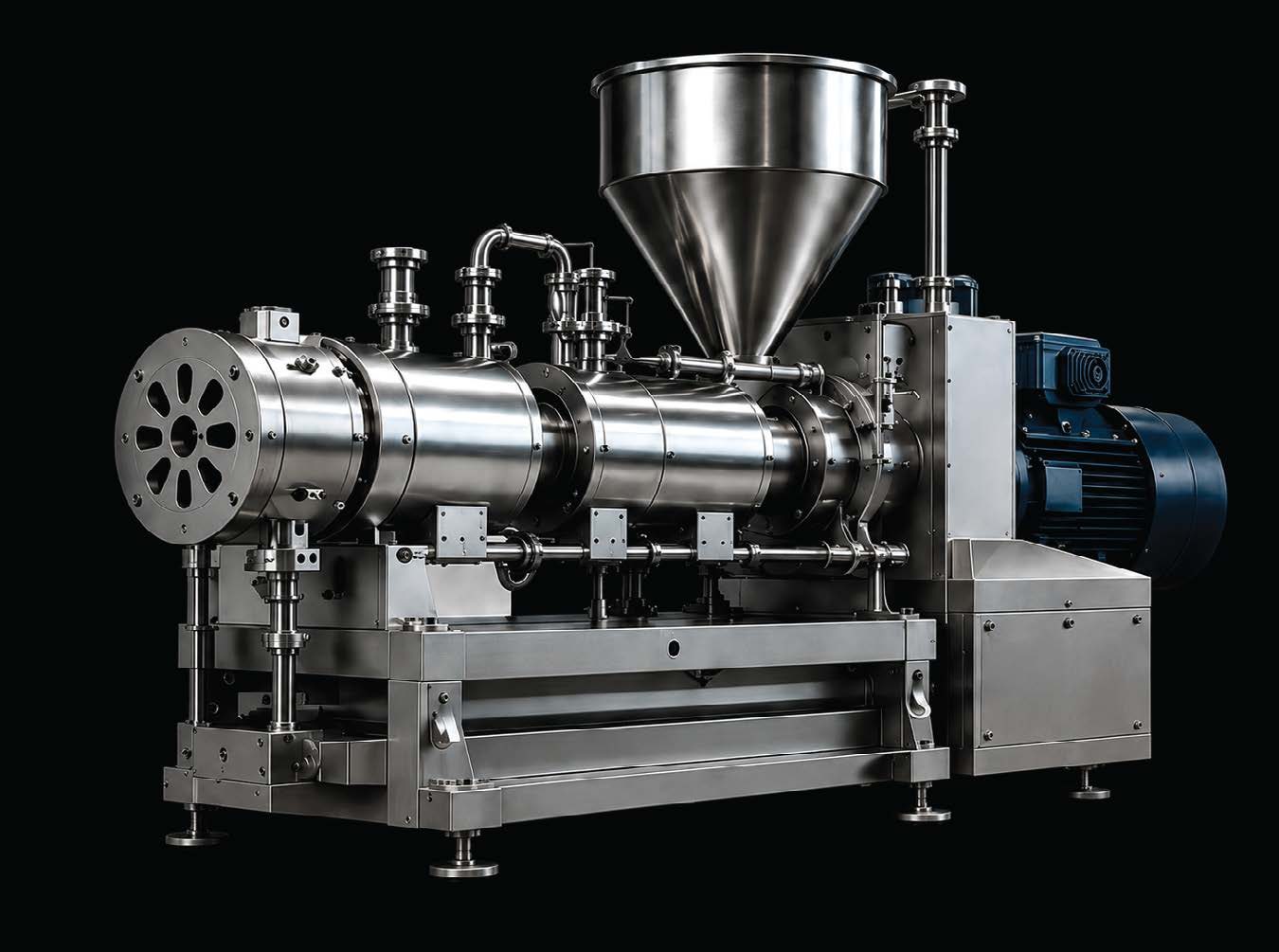 Sanitary GMP hygienic extruder design